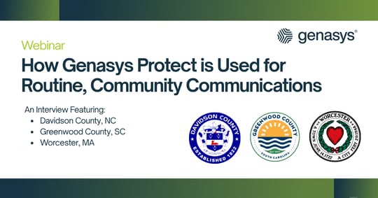 Webinar Thumbnail How Genasys Protect is Used for Routine, Community Communications